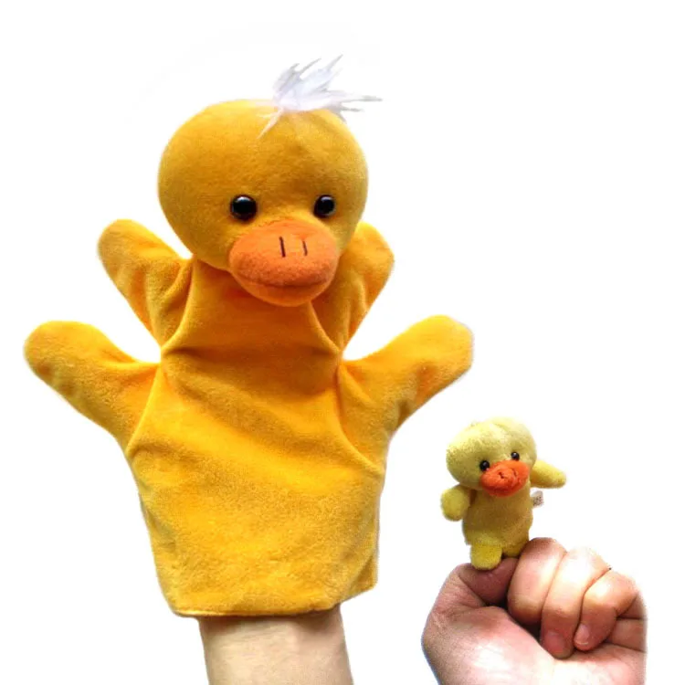 17 пар для родителей и детей, семейная история, расскажите реквизит, плюшевые игрушки животные, косплей куклы для театра марионеток кукла на палец, собрать - Цвет: 15