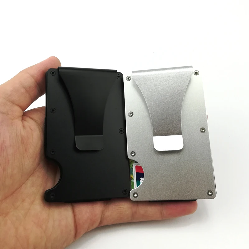 Rfid-блокировки банк держатель для карт Для мужчин кредитной карты бумажник