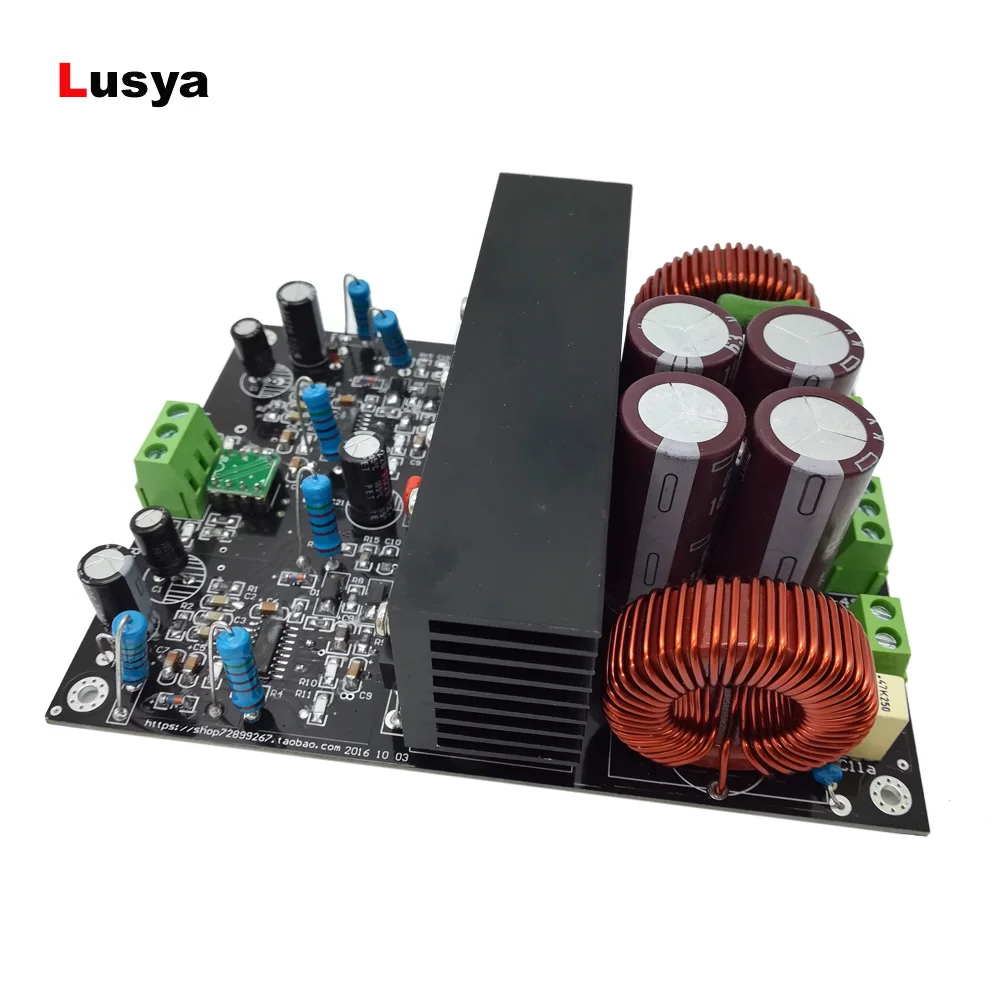 IRS2092 высокая мощность 2*600 Вт/4 Ом 2*300 Вт/8 Ом класса D HiFi стерео усилитель доска Собранный B7-007