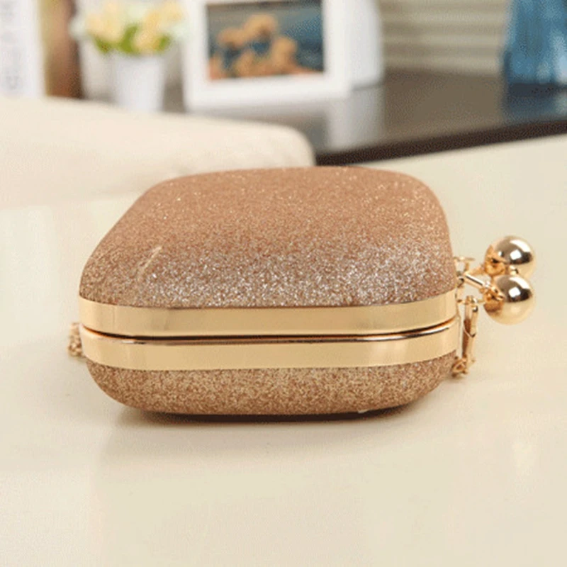 BERNO Fly/Новая Брендовая женская вечерняя сумочка золотистые блестящие сумки клатч