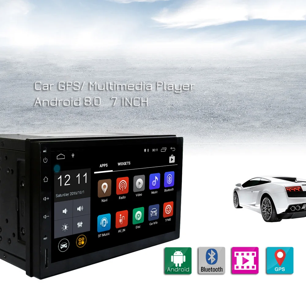 Автомобильный радиоприемник AMPrime 7 &quot2 Din gps навигация Android Авторадио Стерео