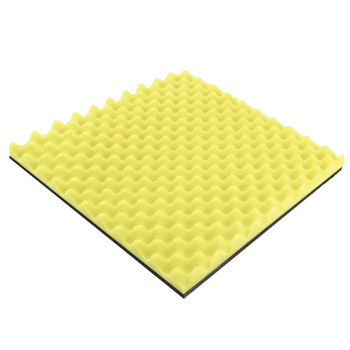 yellow 500x500x50 мм Звукоизоляционная пена акустическая Звукопоглощающая Пирамида студия губка барабана обработка комнаты клиновые плитки контроль шума - Цвет: yellow