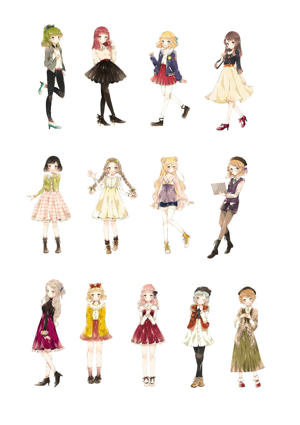 Наклейка планировщик для дневника Корейская наклейка украшение девочек