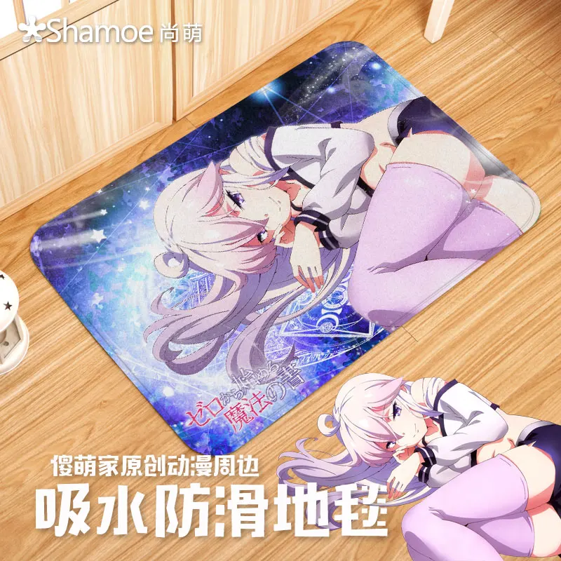 Аниме мультфильм Zero kara Hajimeru Mahou no Sho нескользящий ковер для спальни коврик Tapis Tapete