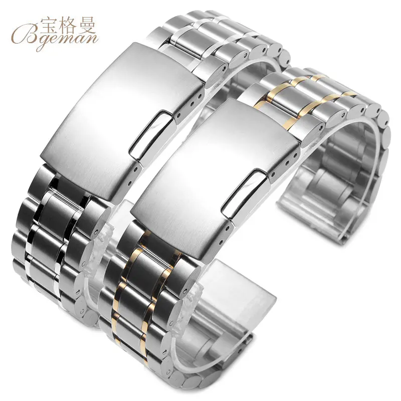 Ремешок для часов из нержавеющей стали ремешок дуговой тип рта подходит мужчин и