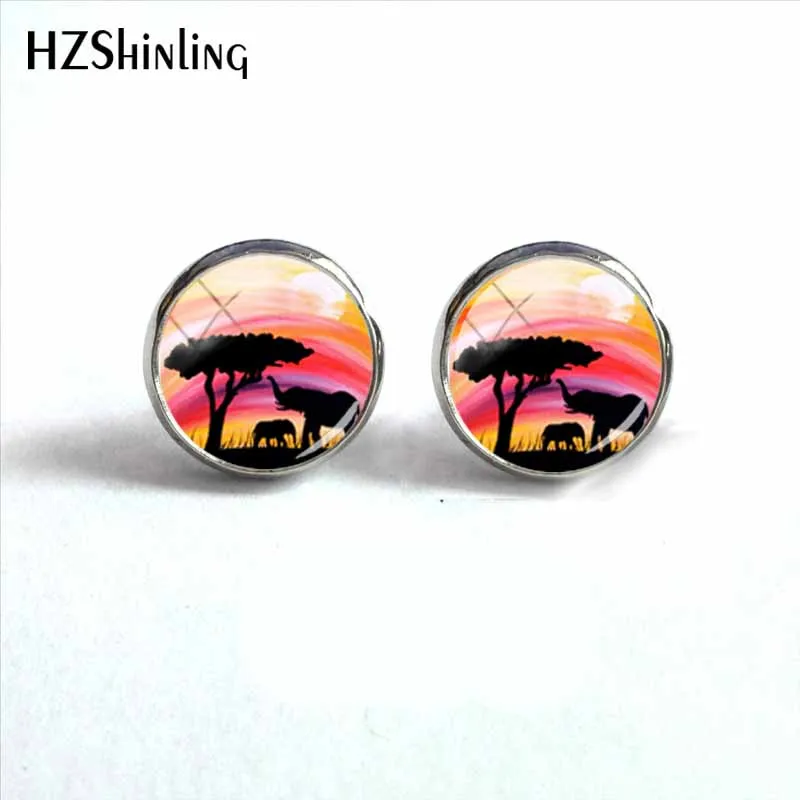 2018 Новый Белый серьга слон ребенок серьги &quotСлон&quot ручной работы ювелирные