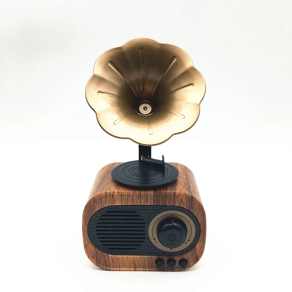 Портативный bluetooth-динамик Ретро Мини беспроводной bluetooth-колонка USB/TF карта