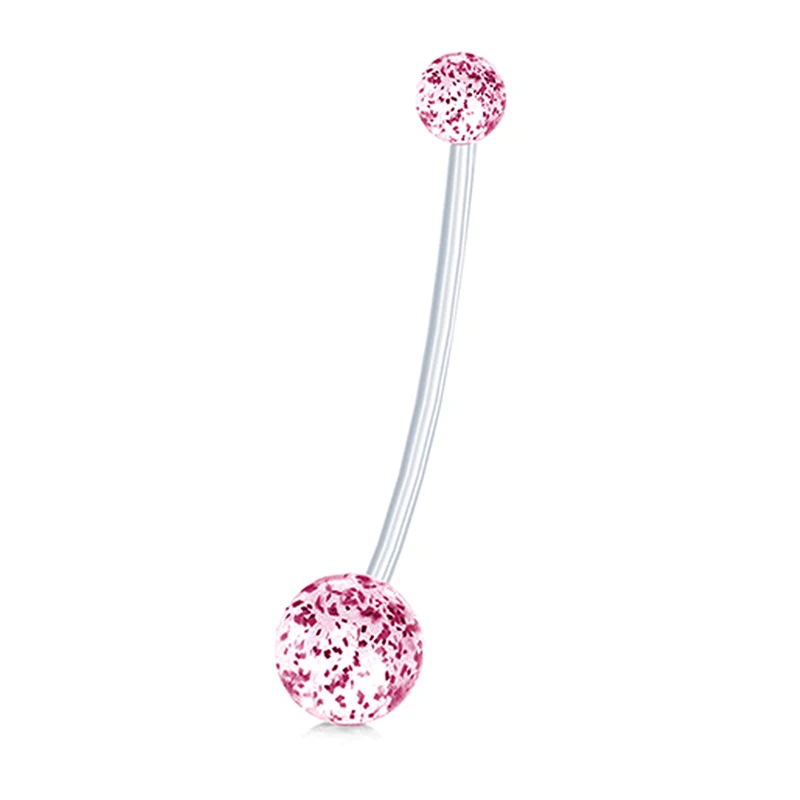 Acrylic Flexible Navel Belly Button Pregnant Maternity Barbell Ring Body Jewelry TT@88 | Украшения и аксессуары