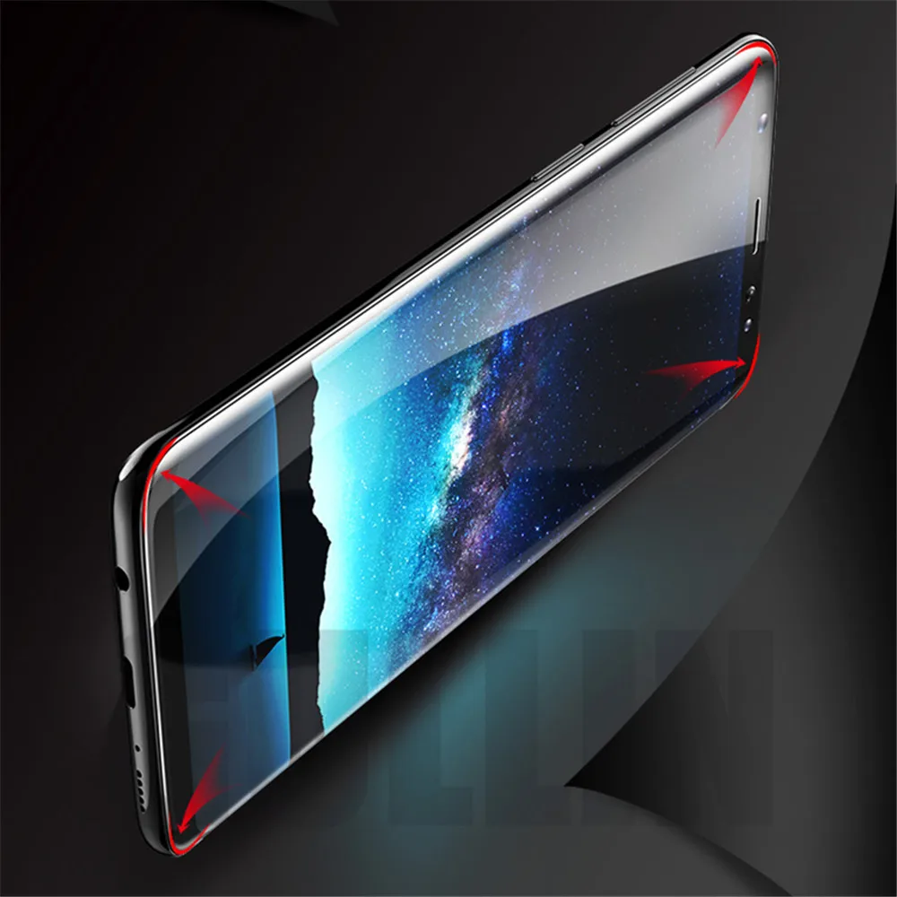 3D изогнутая мягкая защитная нано пленка для Samsung Galaxy S8 S9 Plus Note 8 экрана S7 S6 Edge