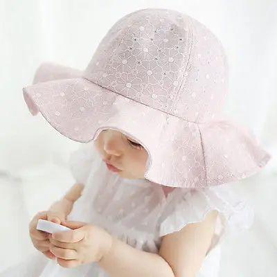

2017Summer Cute Baby Girls Boys Toddler Infant Kids Sun Cap Summer Outdoor Sun Beach Cotton Hat