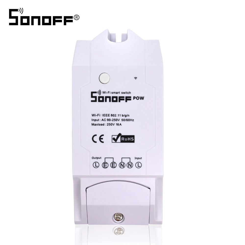 SONOFF POW SONOFF S31 Мини Wifi умная розетка США штекер 16А модули таймер контроль мощности умный дом работа с Alexa Google помощник - Комплект: SONOFF POW