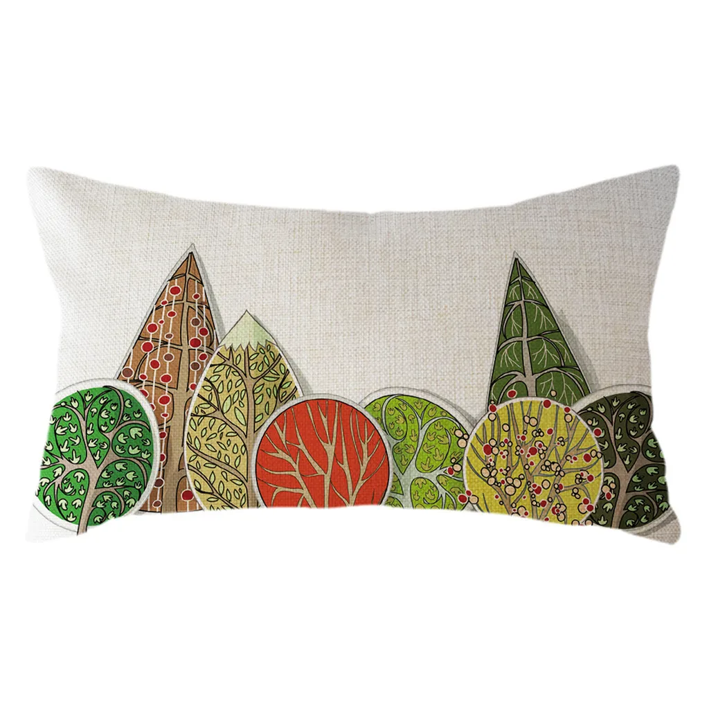 Чехол для подушки Housse De Coussin минималистский с геометрическим рисунком льняная