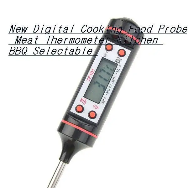 

Brand New Digital Cooking Food Probe Meat Thermometer Kitchen BBQ Selectable Thermometer