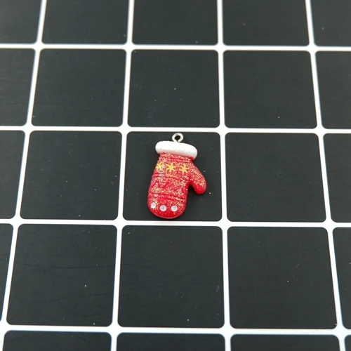 7 Милая Смола Рождественская елка Санта подвеска с Санта-Клаусом подвески для DIY украшения Браслеты ожерелье серьги брелок плоская спина, кабошон - Окраска металла: 7