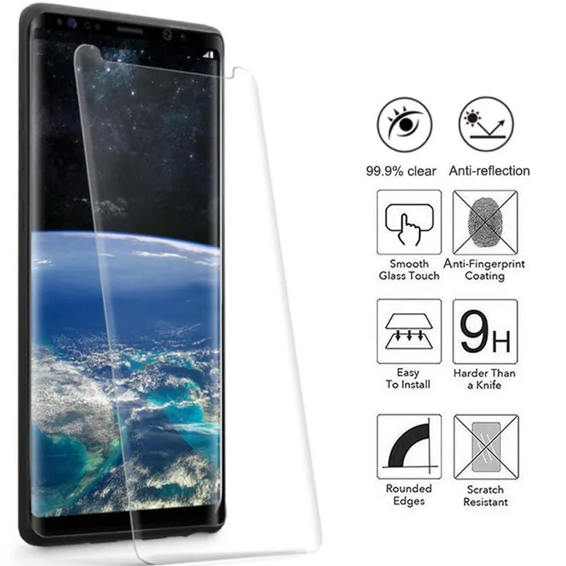 Для Samsung S9 защитная пленка 9H 2.5D твердость ультра-тонкая толщина 0 25 мм для samsung s8