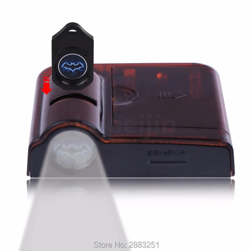 2 шт. светодиодные двери автомобиля Добро пожаловать Свет Логотип Бэтмен