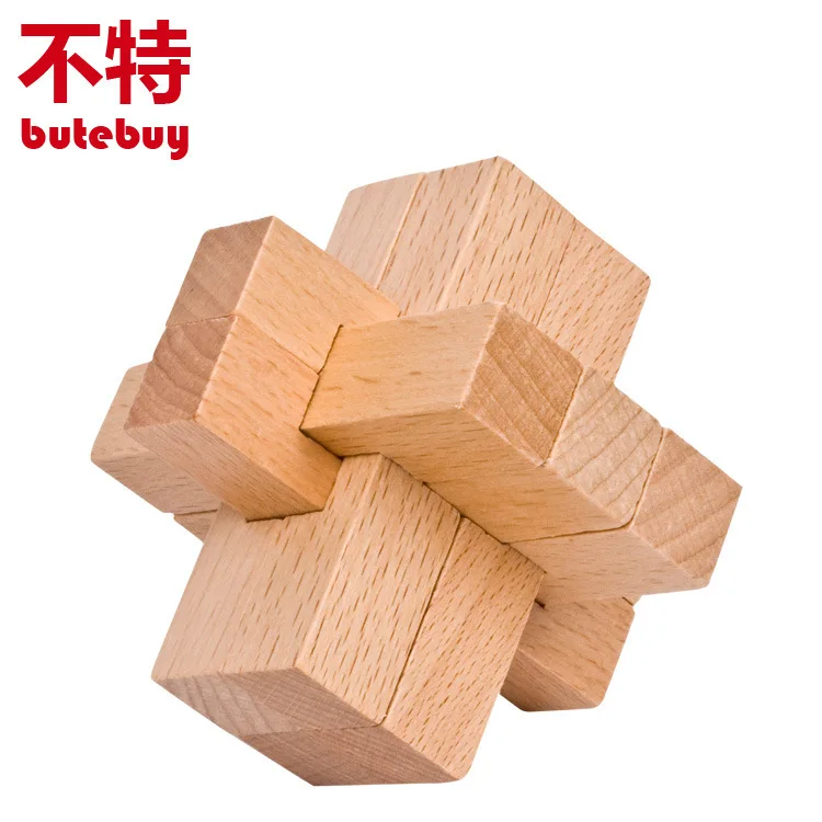 Девять корней разблокировочное кольцо деревянная головоломка IQ ум Головоломка