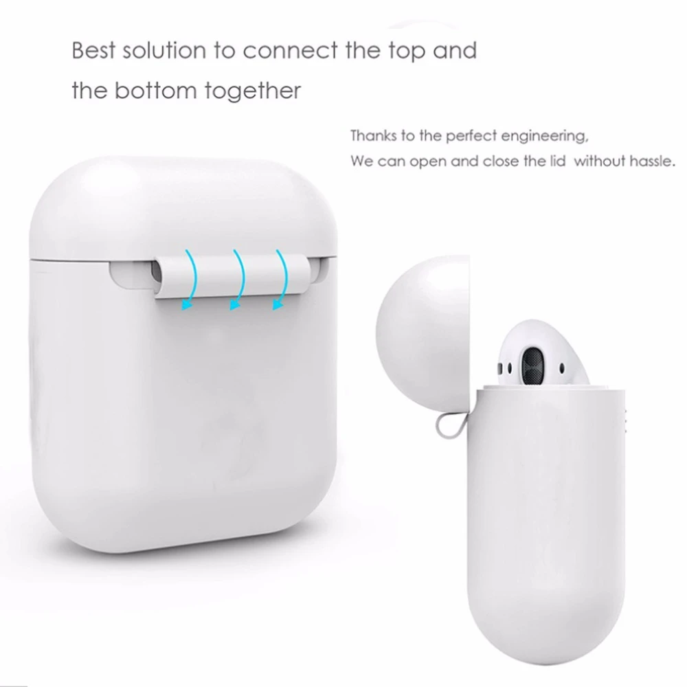 Новый мягкий силиконовый чехол для Apple Airpods противоударный AirPod Ультратонкий