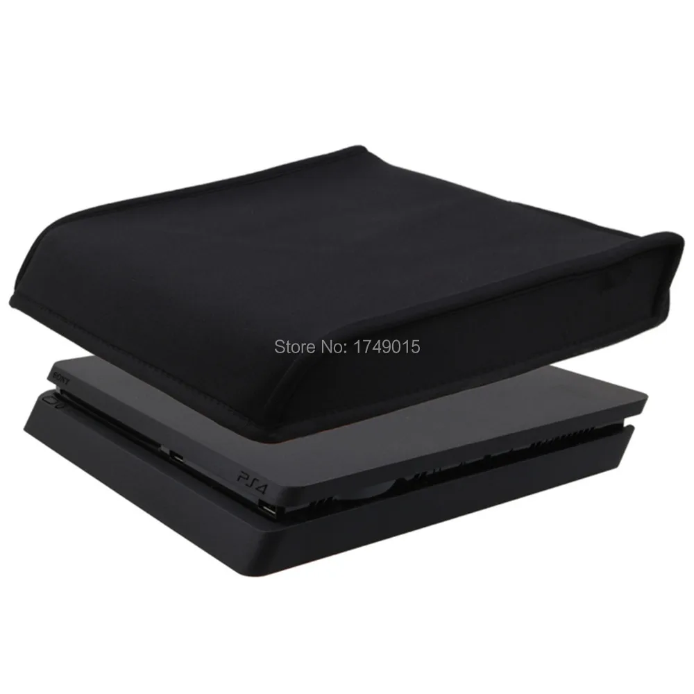 Черный/серый мягкий пыленепроницаемый неопреновый чехол для sony Play Station 4 PS4 тонкий пульт пылезащитный рукав(для горизонтального места