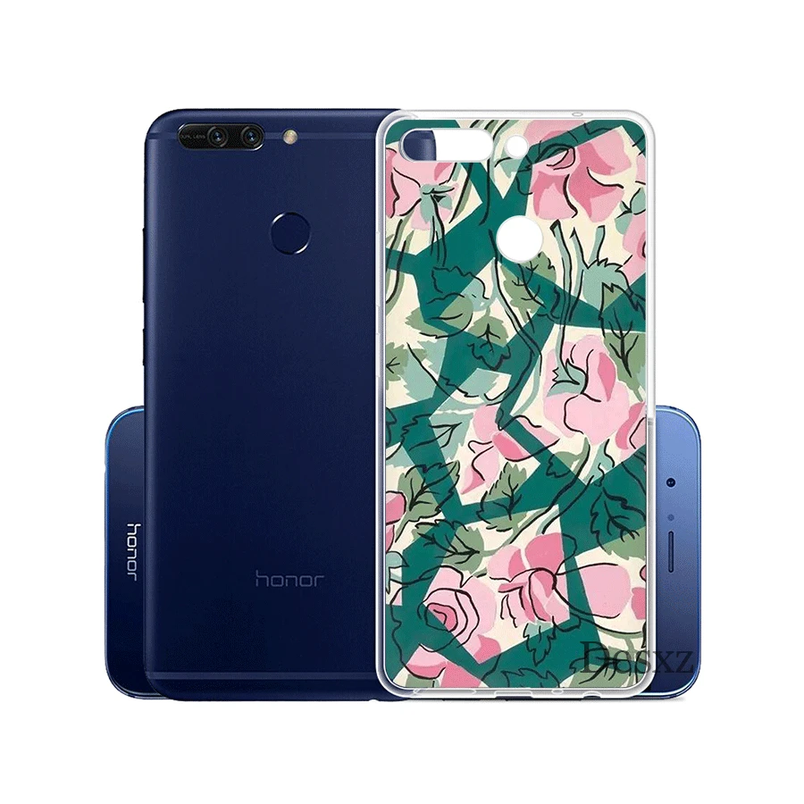 Чехол для телефона Gerleek Wes Andersons с рисунком багажа чехол Huawei Honor 6A 7C 7X 9 10 9lite 7a 2 ГБ 3