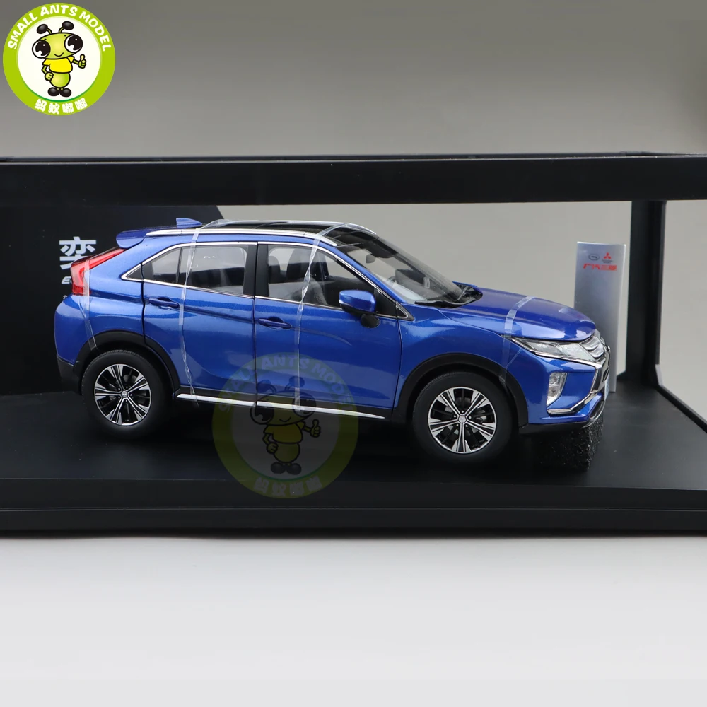 1/18 Mitsubishi ECLIPSE CROSS SUV литая модель металлический Автомобиль SUV модель игрушки для детей мальчик девочка подарок коллекция синий