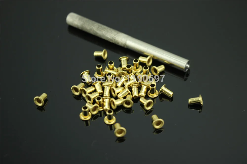 200 шт. M3 * 3/M3*4/M3*5/M3*6 заклепки полые медные DIY для платы 0 5 мм ~ Бесплатная