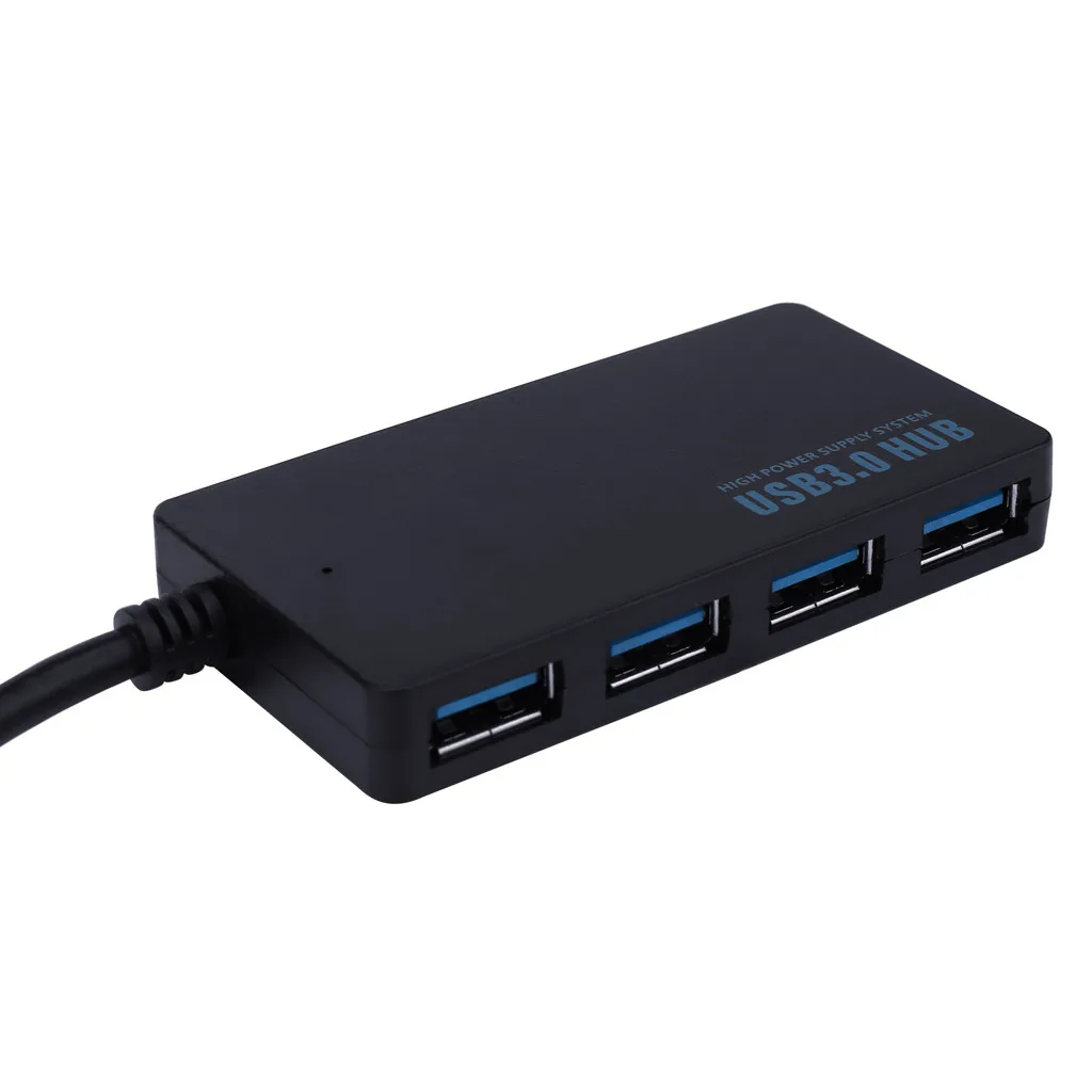Сверхтонкий 4 портовый дизайн чистый сигнал USB3.0 Суперскоростной концентратор 5