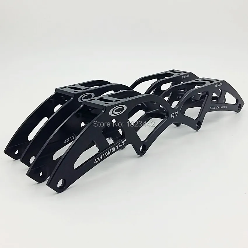 Q7 алюминиевая роликовая рама для роликовых коньков с 4*110 мм rodas|speed skate frame|skate