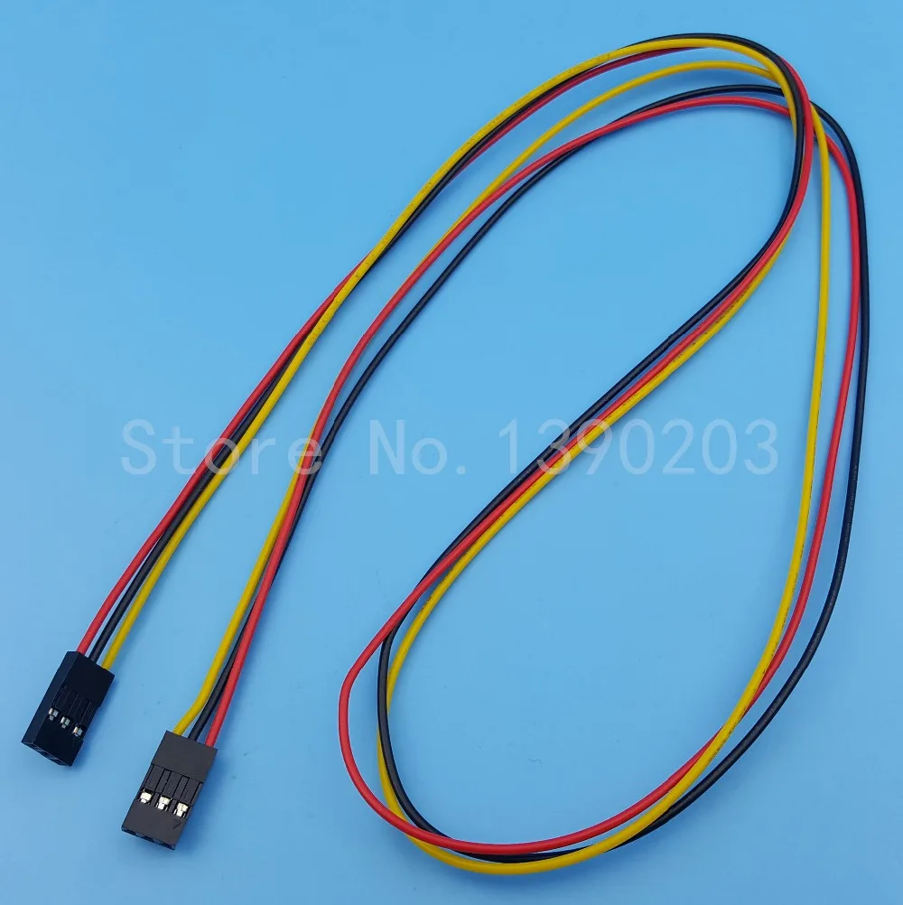 Соединитель Dupont 26AWG с двумя концами 2 54 мм 70 см 50 шт.|2.54mm female dupont|pitch connector3pin wire |