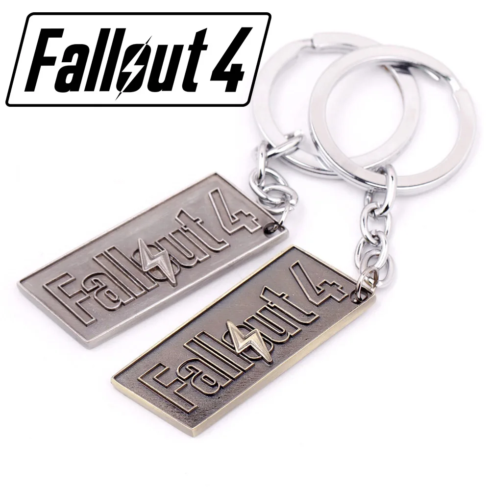 Горячая игра Fallout 4 Логотип колье брелок цинковый сплав Подвески брелки ювелирные