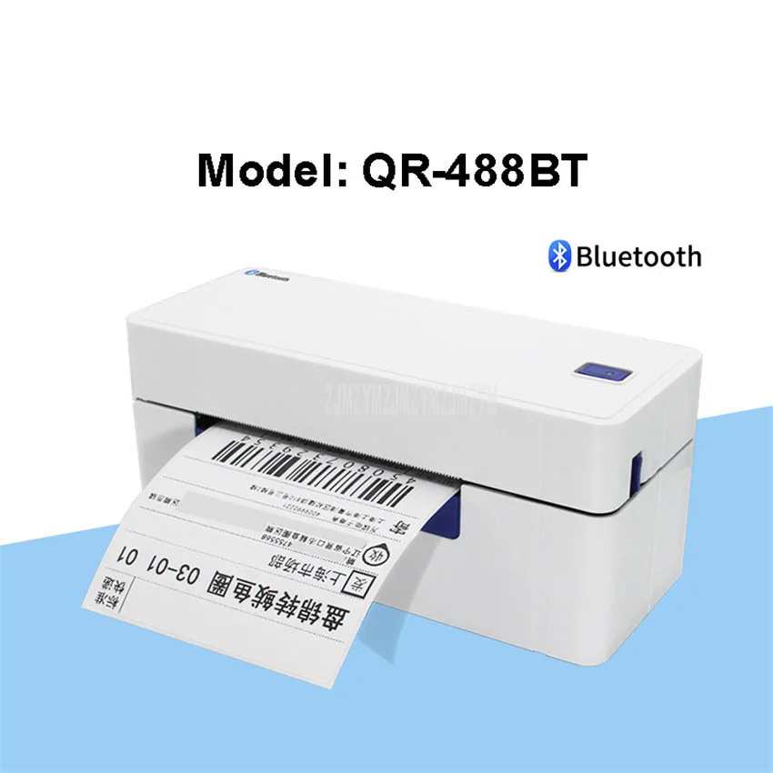 40-104 мм Термопринтер этикеток термоклей этикетка Экспресс заказ Bluetooth печатная машина QR-488/QR-488BT/QR-588