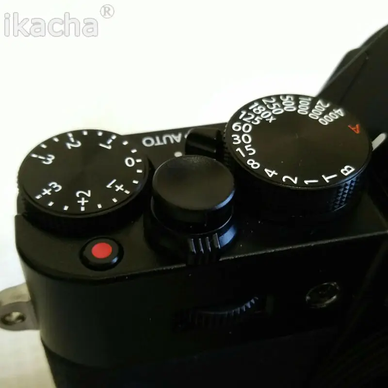 3 шт. черная металлическая вогнутая мягкая кнопка спуска затвора для Fuji X100 X20 X10 для Leica M4 M6 M7 M8 M9 SLR камер