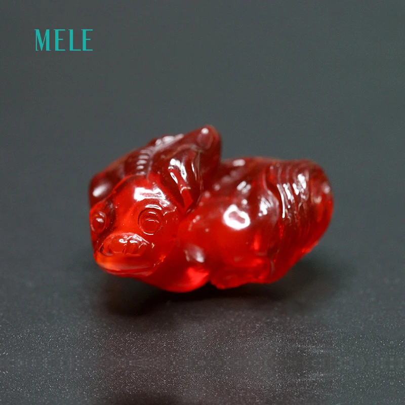 Натуральный огненный опал резьба Мексика 41 3 карат 19 мм * 29 глубокий красный яркий