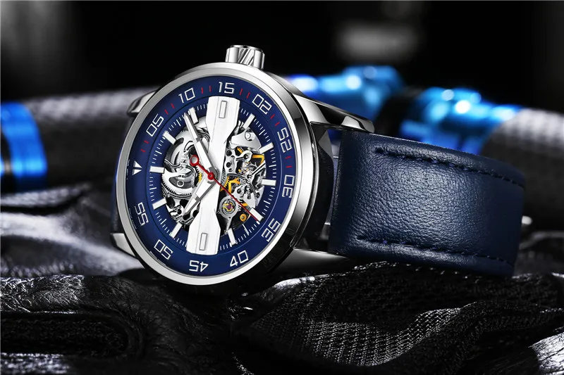 OCHSTIN спортивные дизайнерские часы мужские часы Топ бренд класса люкс Montre Homme Часы Мужские автоматические часы с скелетом