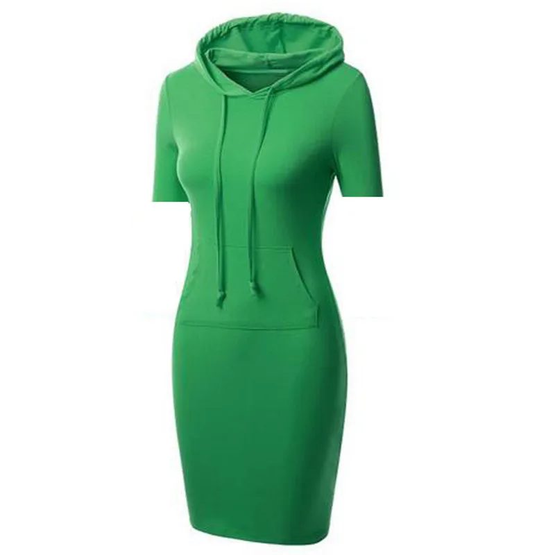 Женское однотонное платье свитшот в полоску с капюшоном новинка 2019 весенне