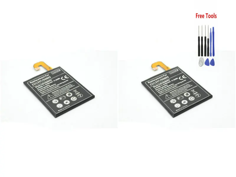 2x3100 мАч/11.8Wh LIS1558ERPC Замена Батарея для Sony Z3 Z 3 L55T L55U D6653 D6603 D6633 D6708 D6643 D5803 D5833 +