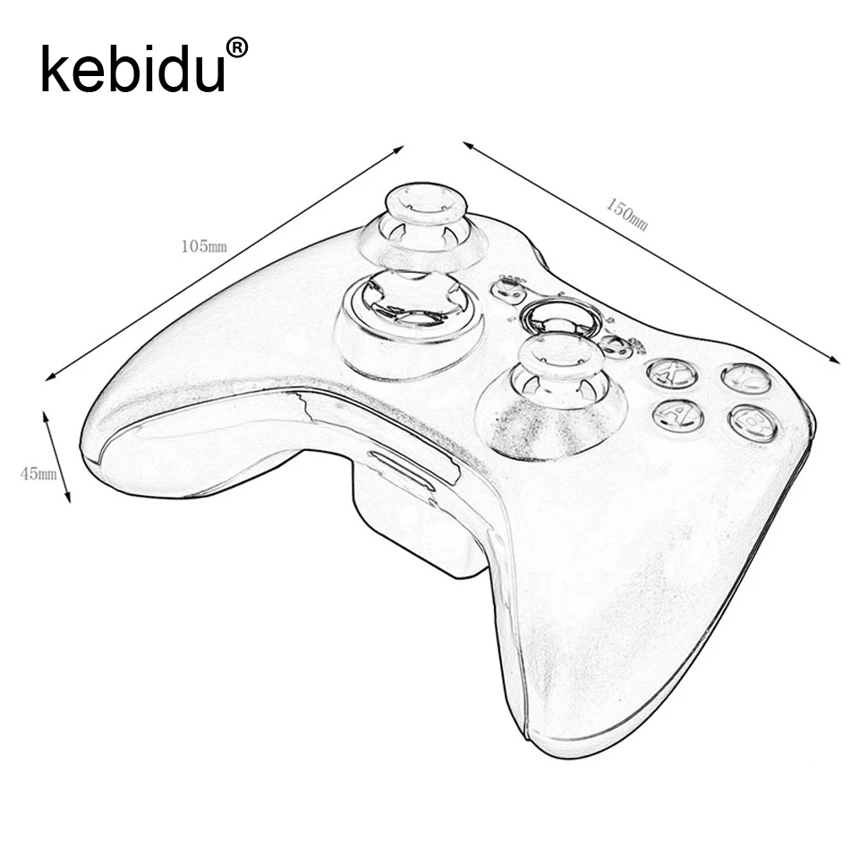 Kebidu 2.4 г Беспроводной пульт дистанционного Геймпад контроллер Bluetooth Джойстик USB