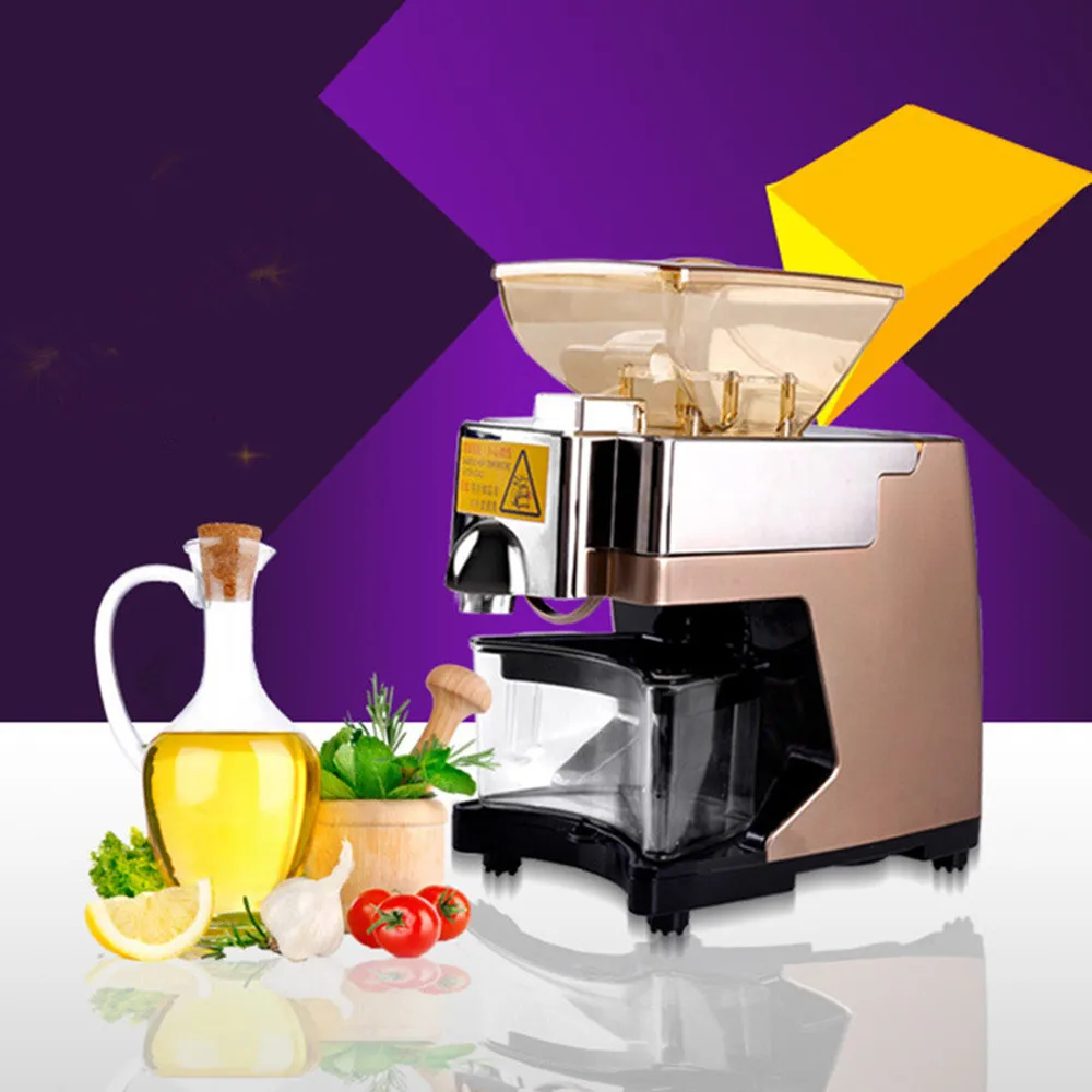 Hot and cold oil press pressing high extractor 550W 220V 50HZ presser sunflower seeds electric squeezer | Бытовая техника