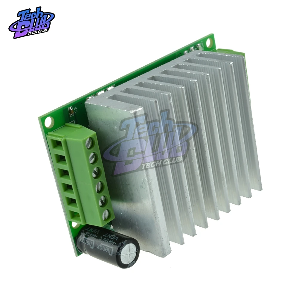 TB6600 DC 10V 45V 4.5A CNC одноосный Драйвер шагового двигателя платы контроллера 6N137