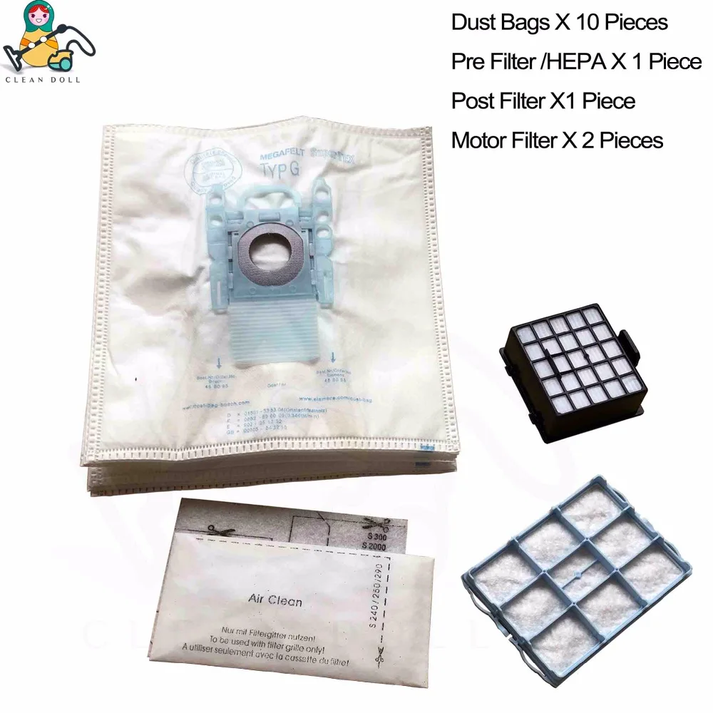 Запасные части двигателя HEPA фильтр Тип G сумки для BOSCH BSG62185/04 GL-30 BSGL3 пылесос аксессуары