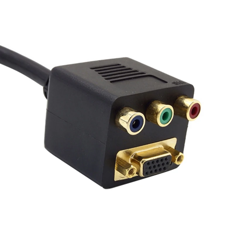 Многофункциональный кабель разветвитель для розетки VGA DVI 24 + 5 Male к RCA RGB AV|dvi-i to vga|dvi