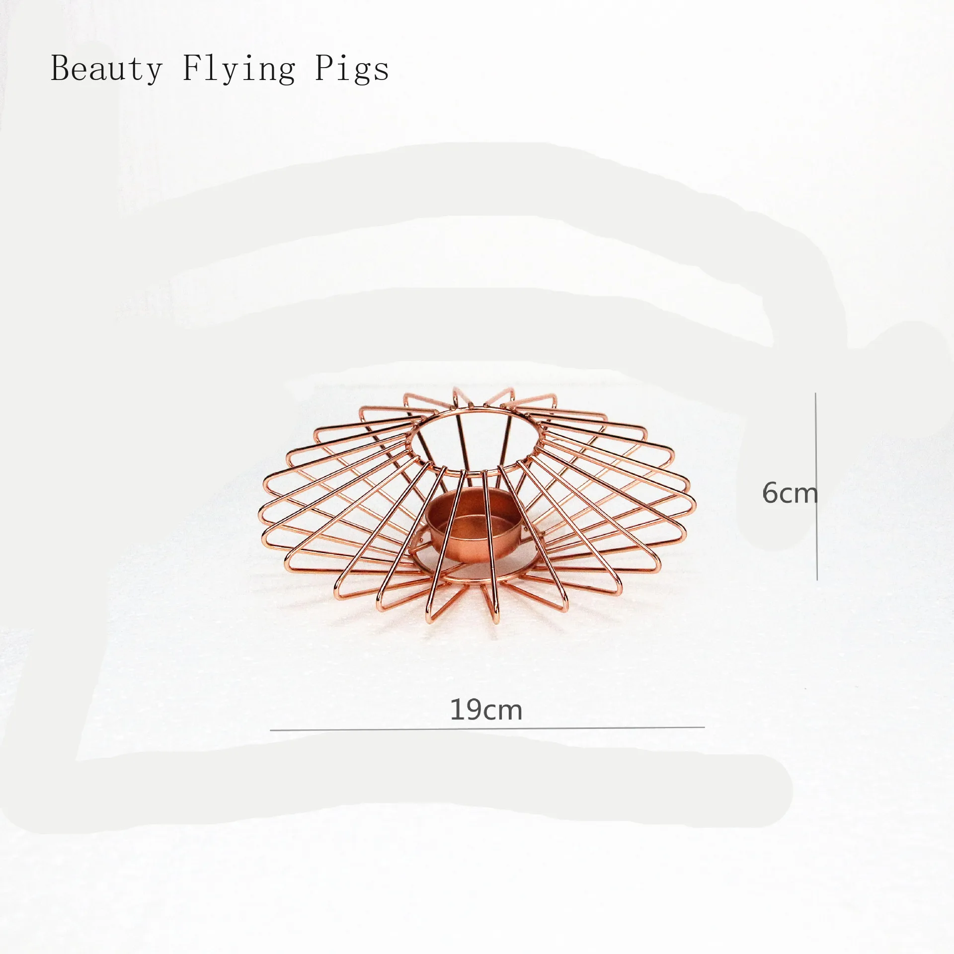 Полый креативный подсвечник из кованого железа украшение для дома Простой полый