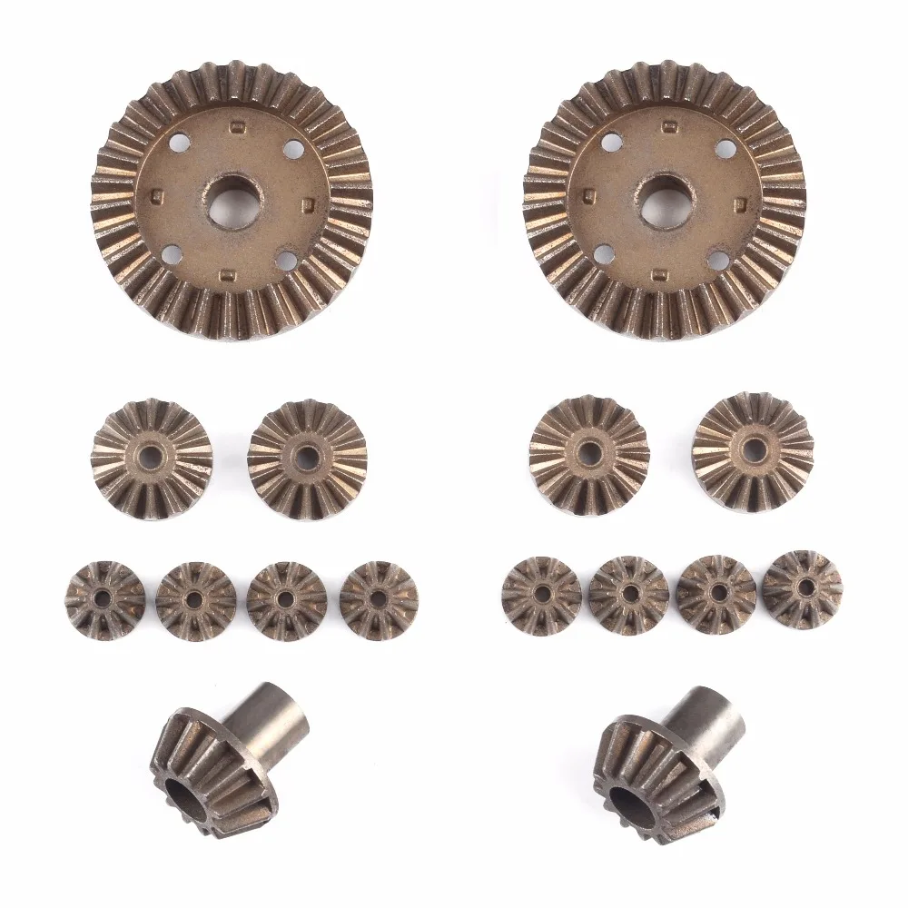 Wltoys 12428 12429 RC Запчасти для автомобиля обновленная металлическая Шестерня 30T 24T 12T