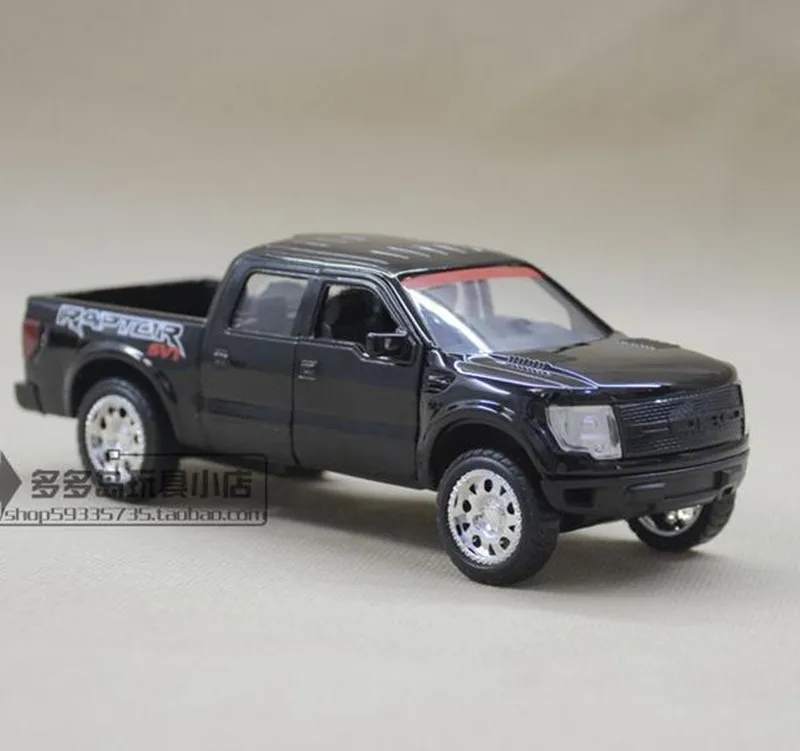 1:32 Масштаб сплава модель машины пикап, высокая моделирования 2011 FORD F150 SVT, Металлический Литой 2 открыть дверь