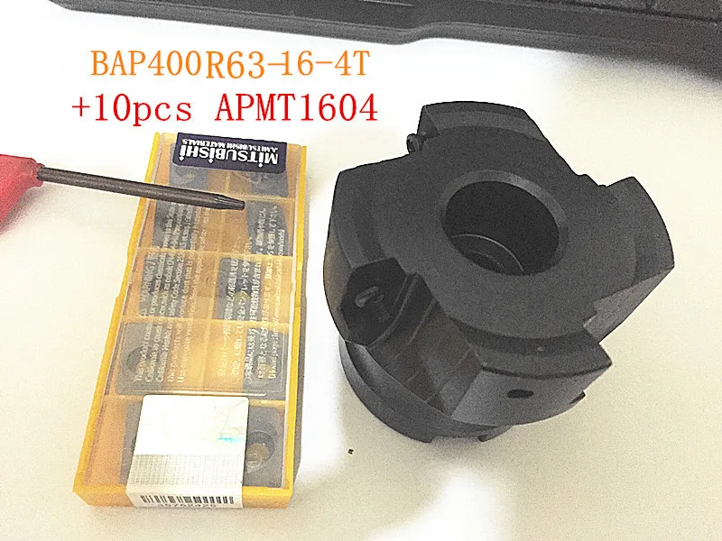 BAP400R 63 22 4T Фрезы 10 шт. APMT1604PDER фрезы вставки для фрезерного станка|cutters inserts|face mill