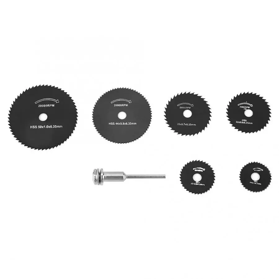 Лезвие циркулярной пилы 7 шт./компл. высокоскоростной стальной отрезной диск