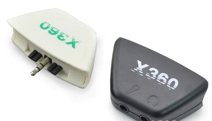Переходник для Xbox 360 адаптер микрофона и наушников с разъемом 3 5 мм на