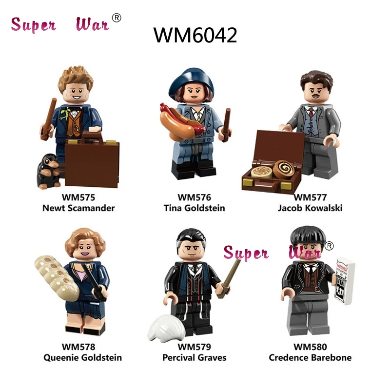WM575-580 1 набор, Волшебная серия из фильма 4, Властелин колец, Игра престолов, строительные блоки, игрушки для детей - Цвет: WM575-580