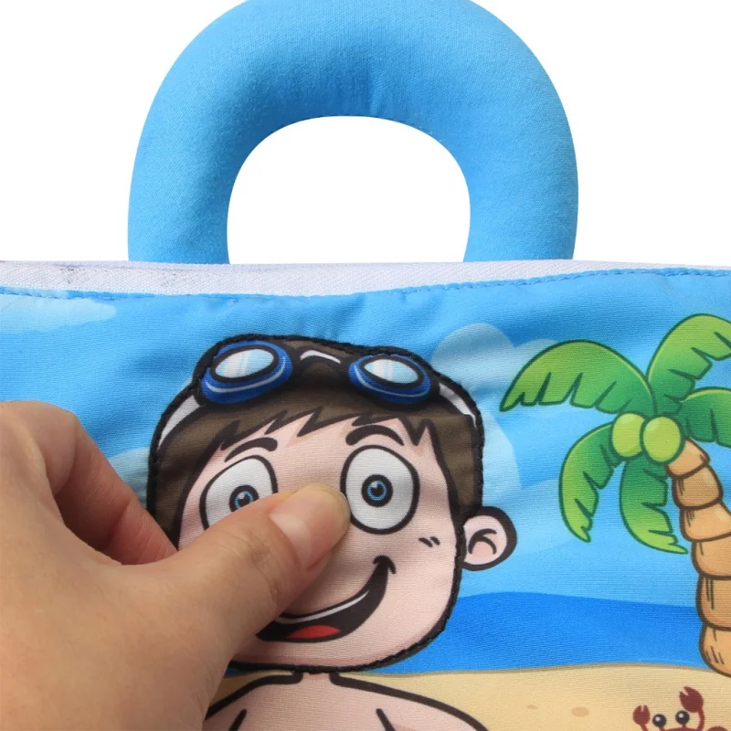 3D тканевая книга Игрушки для раннего образования мультяшный океан сенсорное