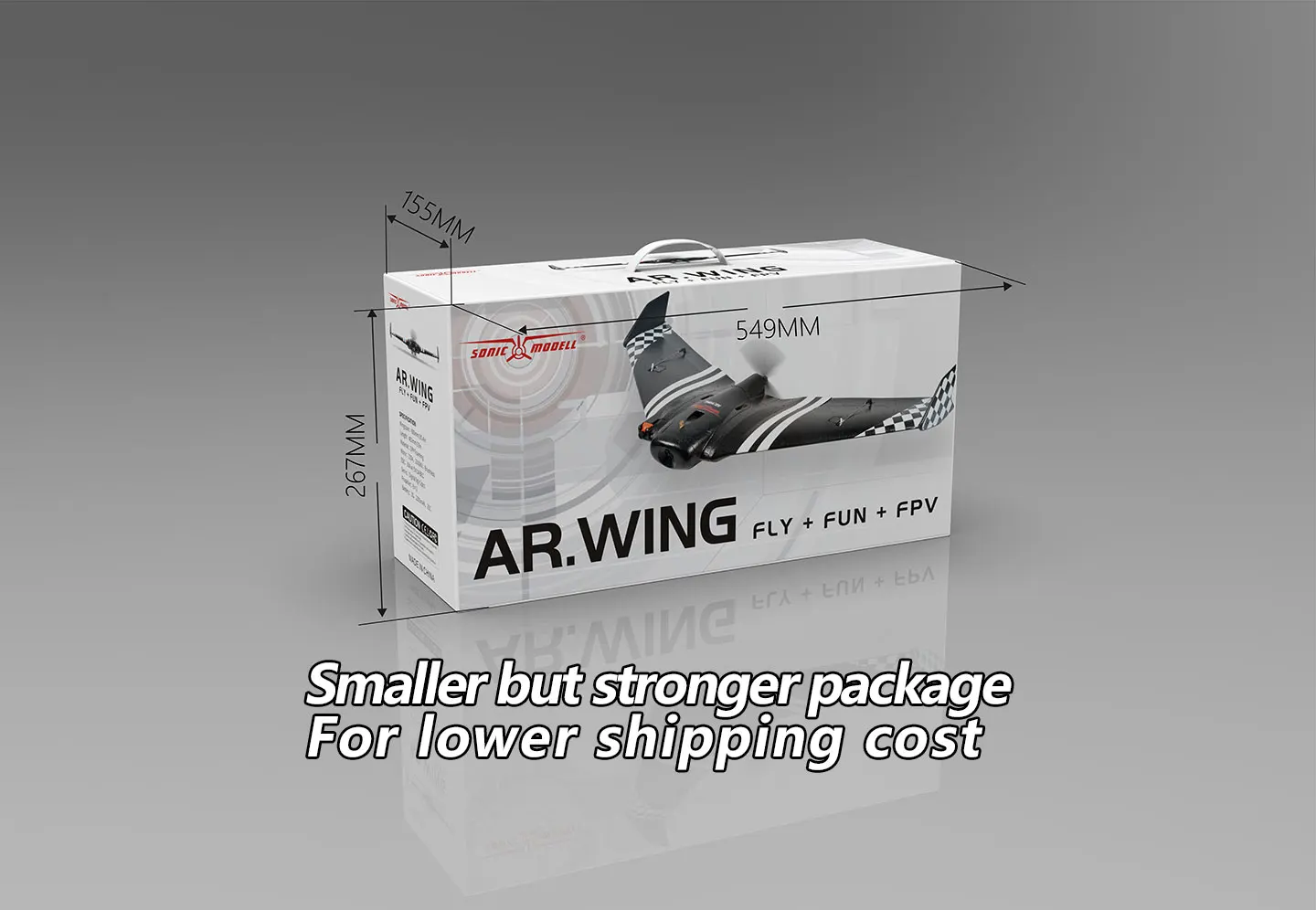 SONICMODELL AR Wing 900 мм размах крыльев EPP FPV Flywing RC самолет 600TVL камера высокоскоростной PNP/комплект и 5030 пропеллер